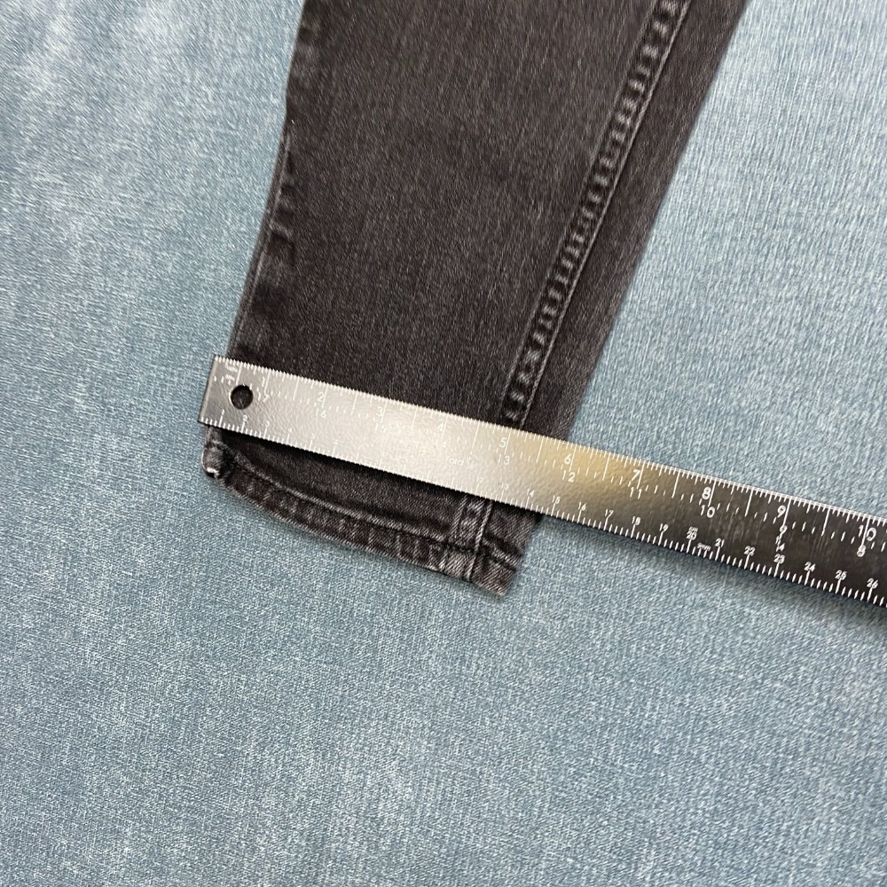 Hollister Super Skinny Jeans Womens 29x32 Black Denim Dark Wash Classic Outdoor - Picture 6 of 13